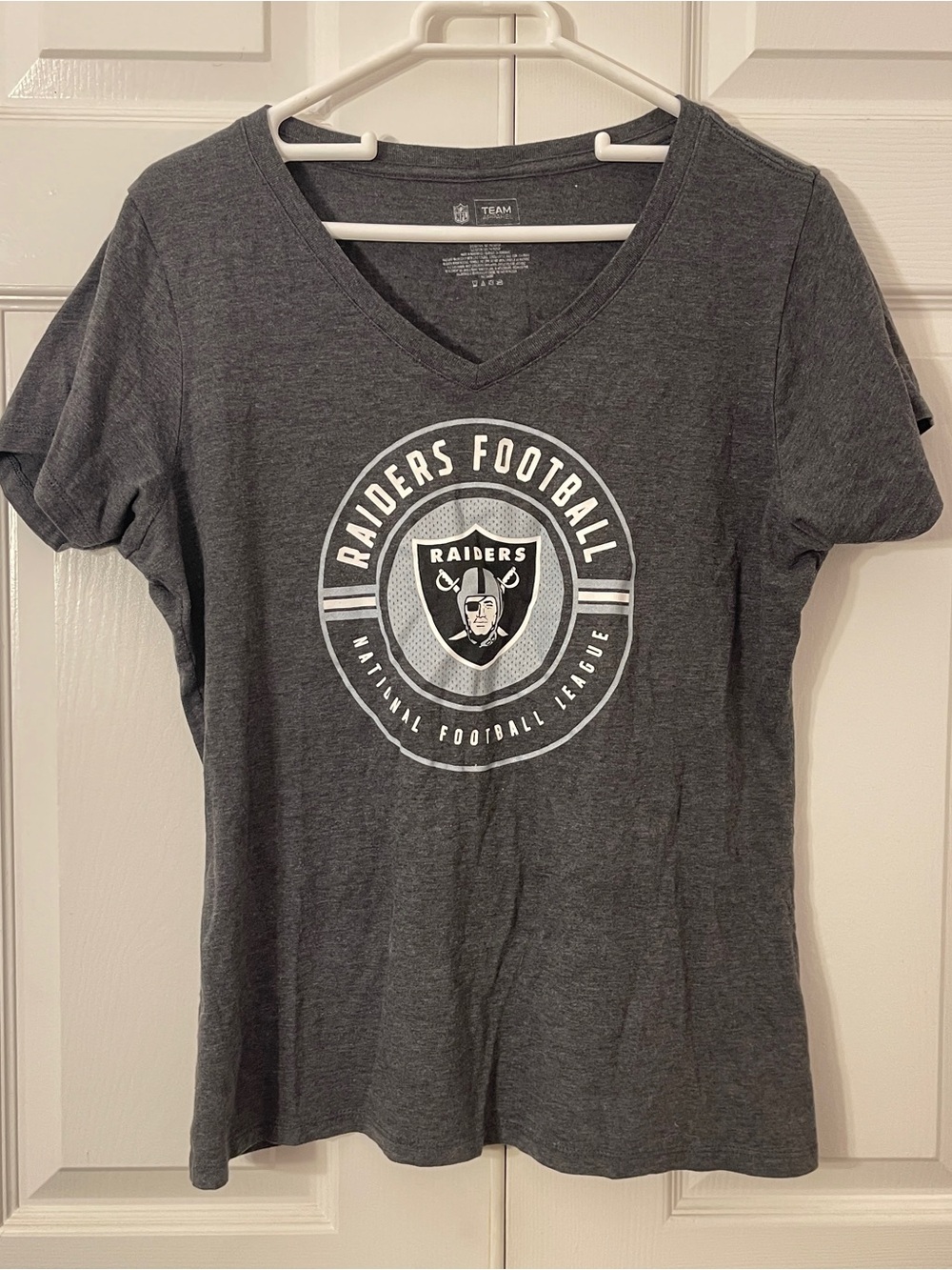 Team Apparel Gray Heather NFL Logo Tee